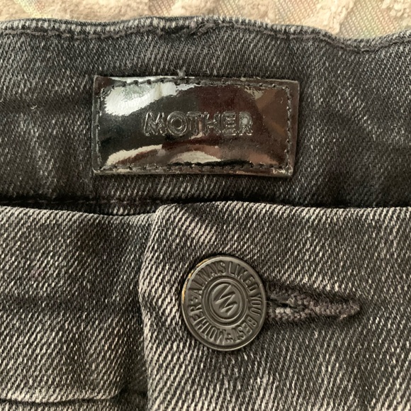 Mother denim jeans size 27” high waist, denim black - Picture 7 of 9